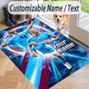 Custom Text Printed Rug Erling Haaland Non Slip Floor Carpet For Home Room Decor