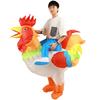 Inflatable Red Rooster Costume for Cosplay & Parties