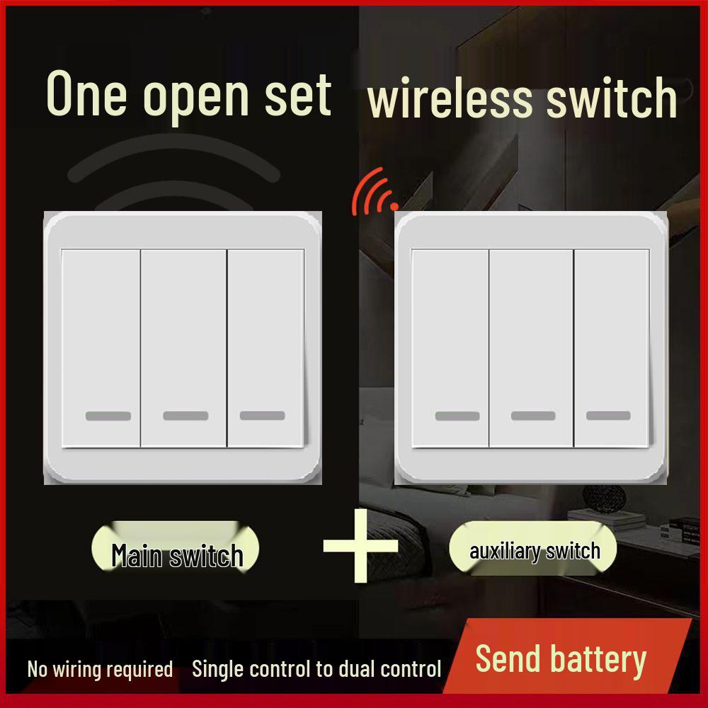Wireless Smart Remote Master-Slave Light Switch 220V – Easy Installation