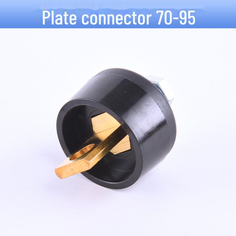 European Style All-Copper Welding Machine Quick Connector Plug DJK10-25 35-50