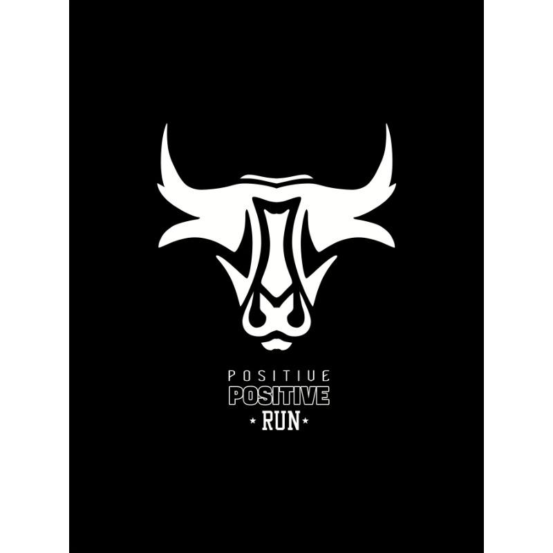 European Size Men's Bull Animal Pattern Casual Round Neck Short Sleeve T-Shirt for Spring, Summer, and Autumn