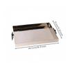 Metal Serving Tray with Handles Elegant Versatile