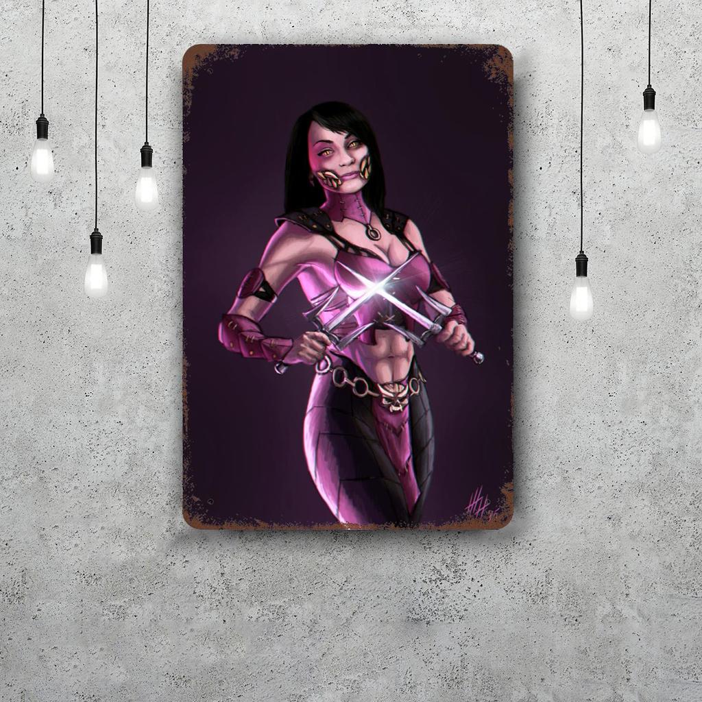mileena Decor Poster Vintage Tin Sign Metal Sign Decorative Plaque for Pub Bar Man Cave Club Wall Decoration