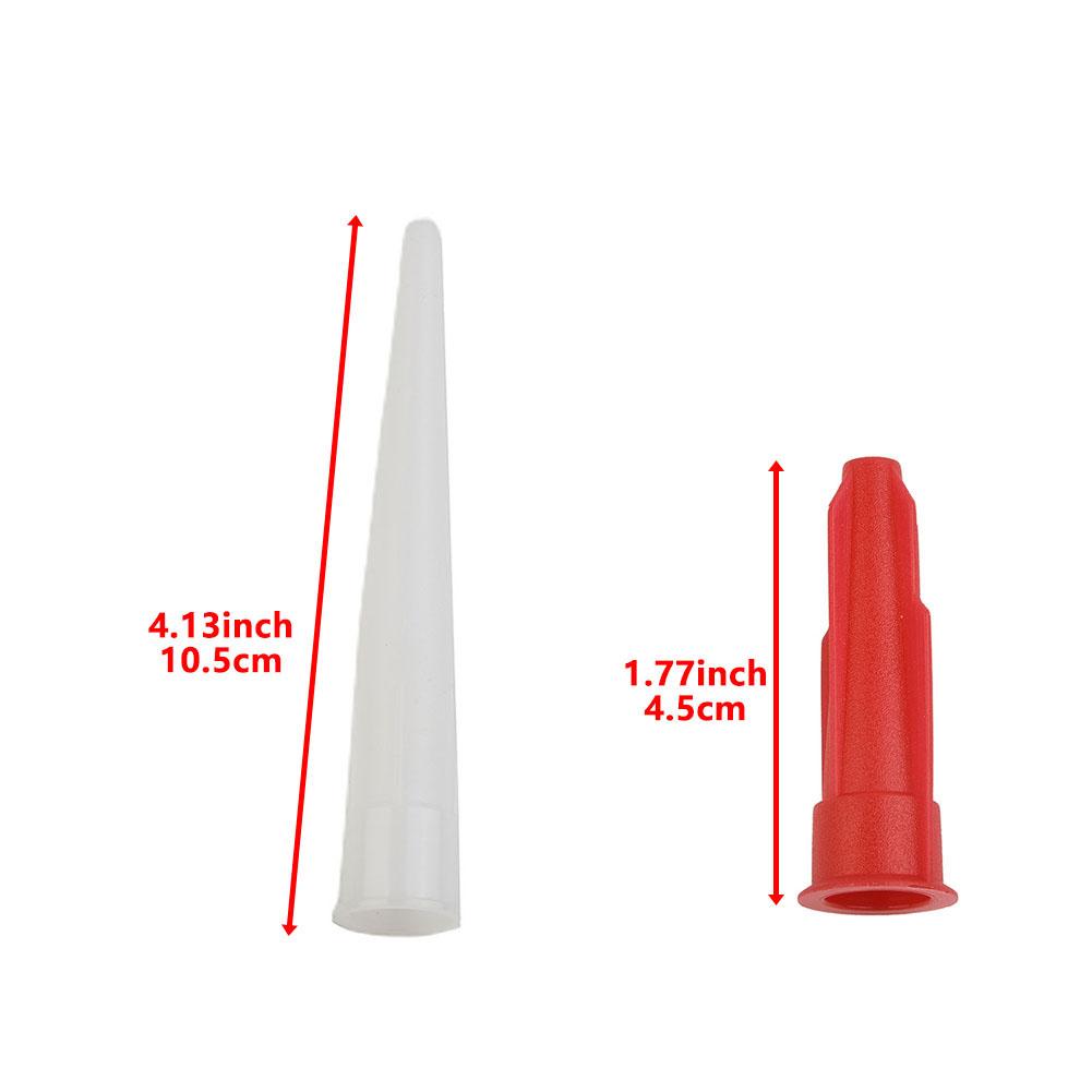 Nozzle 12 Pack Ilicone Sealant Sealable Cap Sealant Scraper Tool