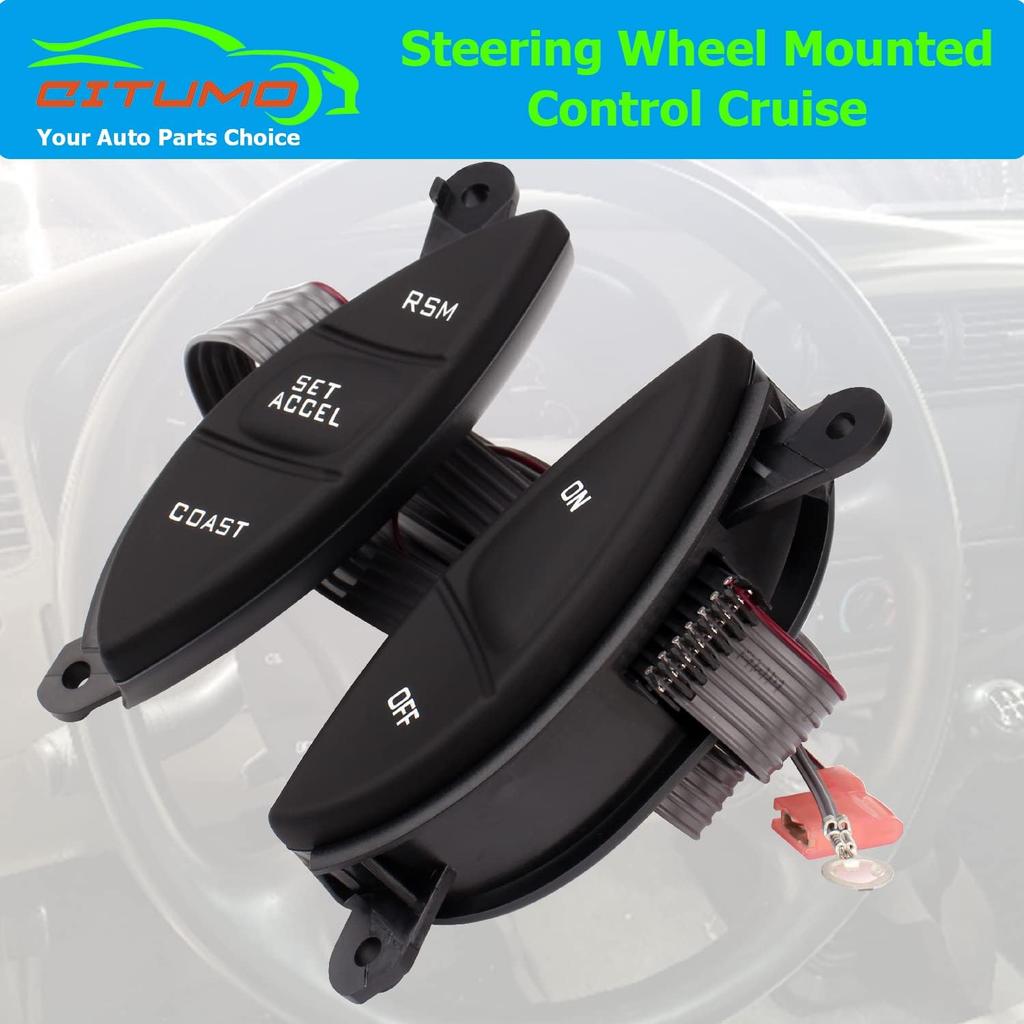 F87Z9C888BB Steering Wheel Mounted Cruise Control Switch Replacement for Ford 1998-2003 Ranger 2001-2005 Explorer Sport Trac F150 Mercury Mountaineer