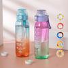 1000ml Flasche, Update Wasserflasche Set mit 8 Kapseln Trinkhalm, Outdoor Wasserflasche