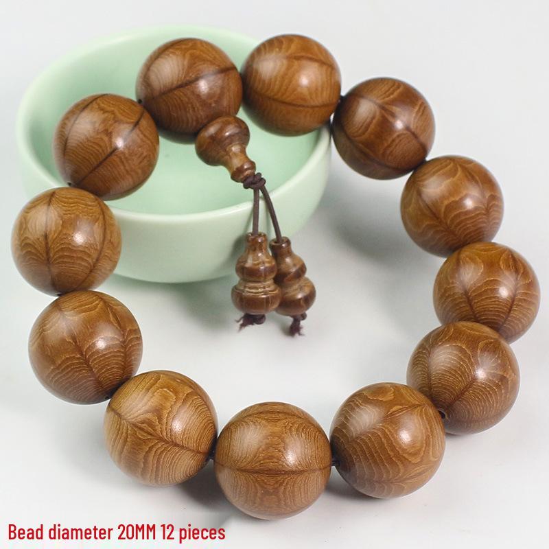 Six-way Wooden Dragon Beads Bracelet for Men and Women