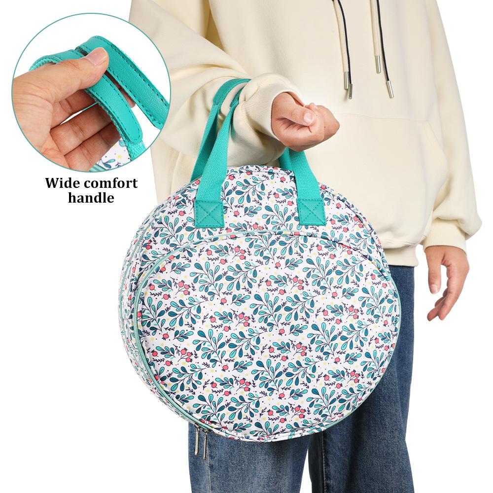 New Embroidery Thread Bag Embroidery Kit Organizer Bag Multi-Layer Oxford Storage Bag with Zipper Pockets Craft Supplies