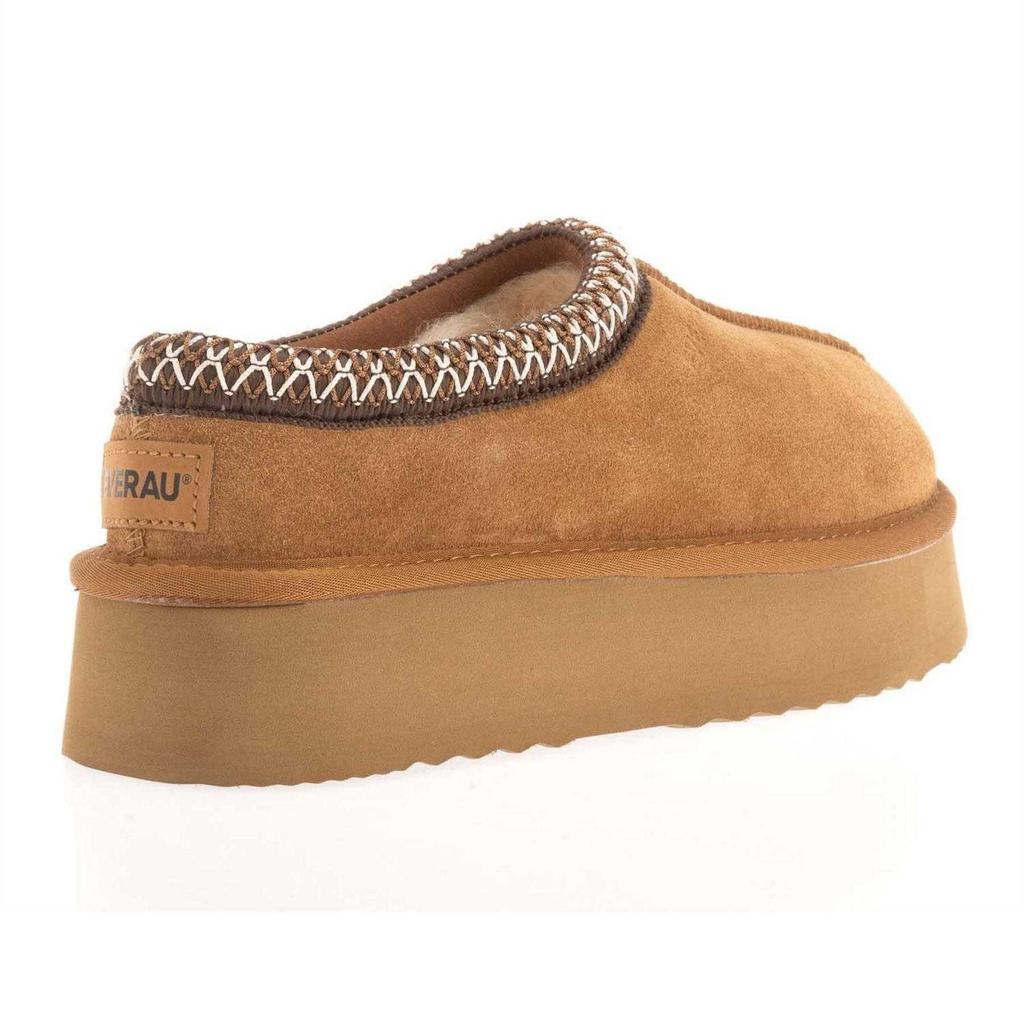 EverAu Womens/Ladies Wonga Cow Suede Platform Slippers