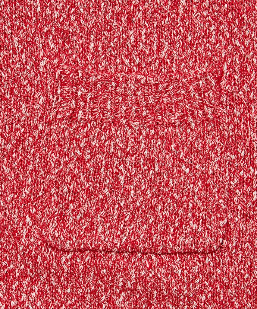 VERSE ONE Slub Knit Sweater Red