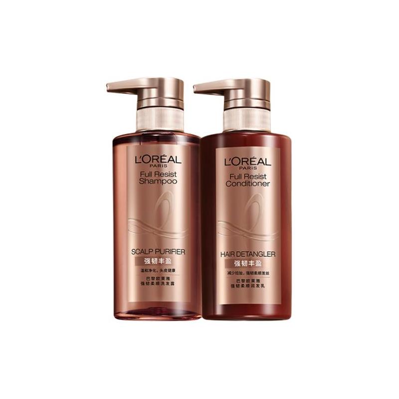 Loreal Paris hair LOreal Ginger Care Set - Strengthening Shampoo 440ml Strengthening Conditioner 440ml Shampoo/Conditioner Randomly 100ml4