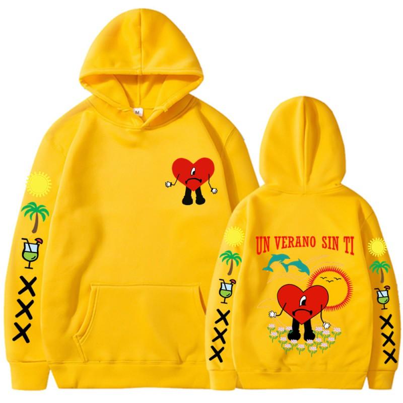 Bad Bunny Un Verano Sin Ti Hoodie Men Women Casual Graphic Sweatshirt