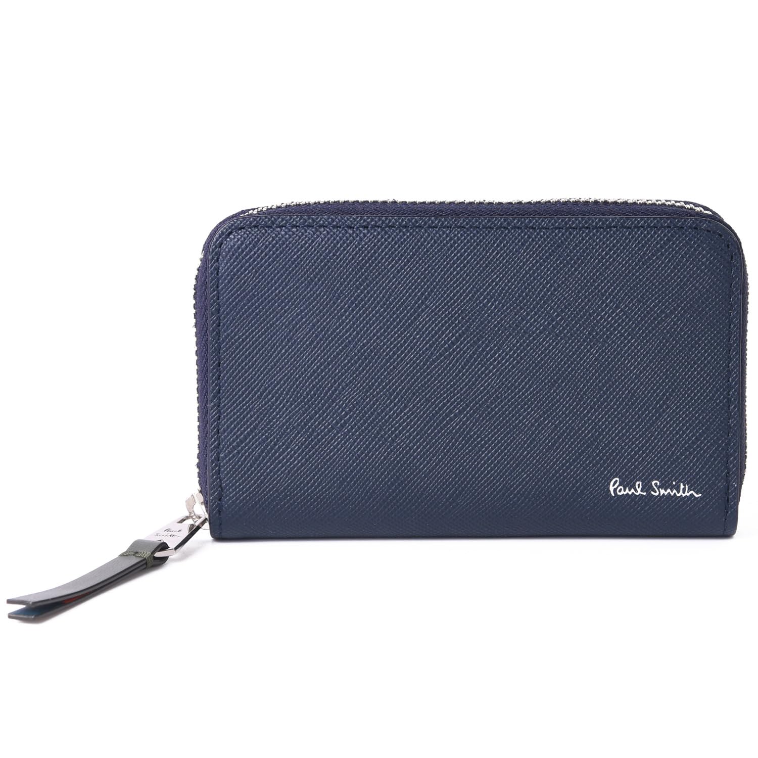 

Paul Smith Card Case Bright Stripe Puller SS24 Card Coin Case 813019 P910 No name [Paul Smith] [Wrapped] Men s & (02. Navy, engraving)