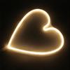 Waterproof Heart Shape LED Wall Light Decorative Wall Hanging Lamps Night Light Home Decor