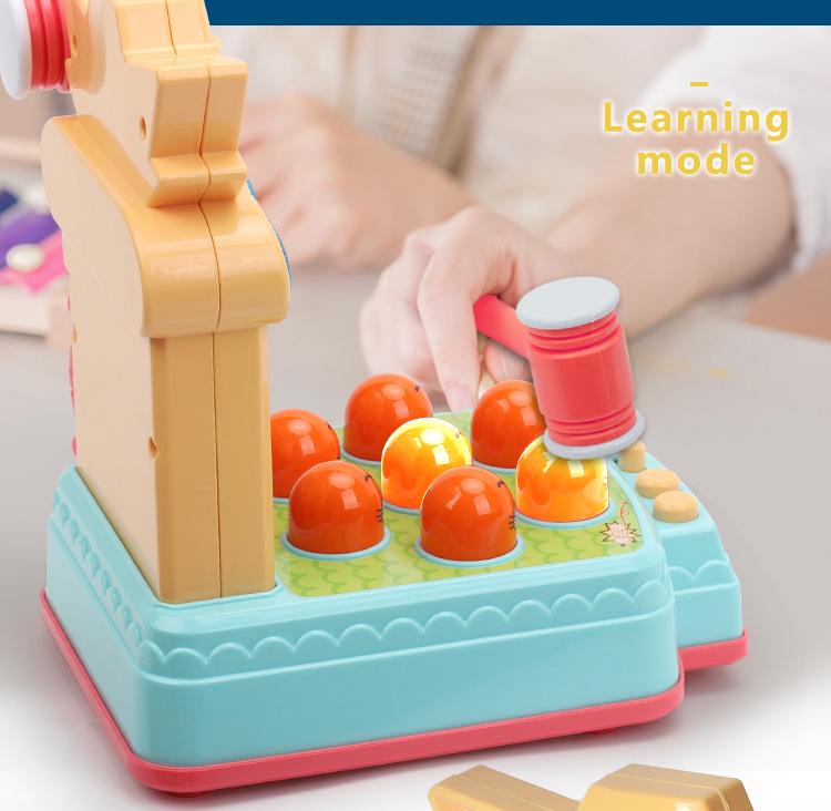 Cross-Border English Whac-A-Mole Electric Early Education Interactive Toy for Babies and Children