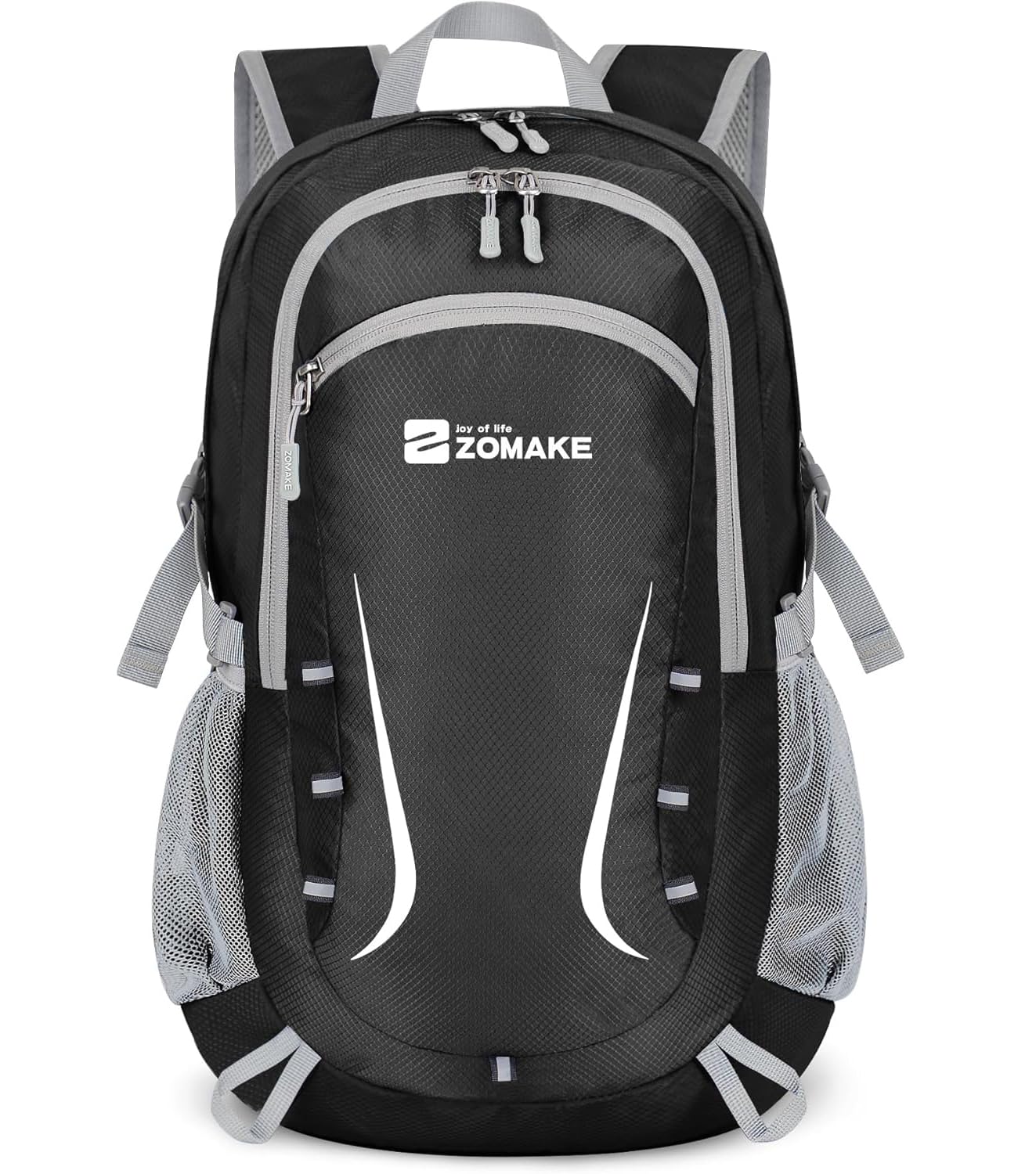 [ZOMAKE] Foldable Backpack 35L Large Capacity Lightweight Waterproof Compact Outdoor Travel Convenient Backpack Camping Portable Travel School Commute