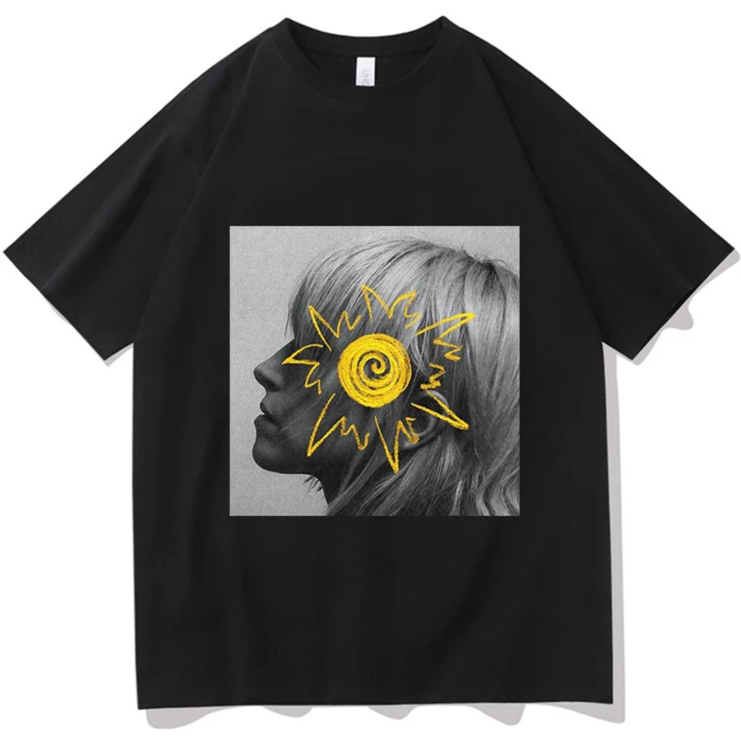 

Rapper Hayley Williams Glum T Shirts Men s Women Clothing Fashion Hip Hop Vintage Oversized Short Sleeve Summer T-shirts Clothes S чёрный