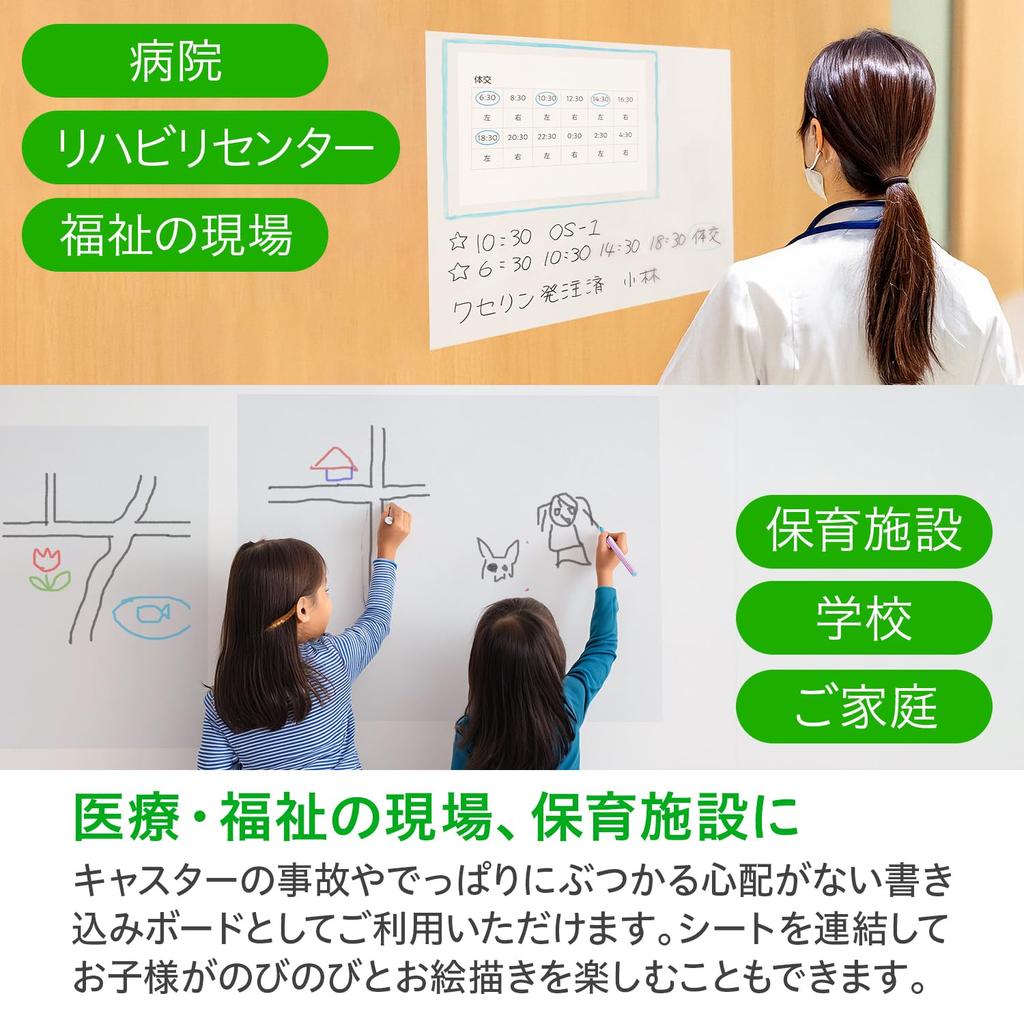 Sailor Fountain Pen Whiteboard Anywhere Sheet, W600mm x 20m Roll, 31-3500-000