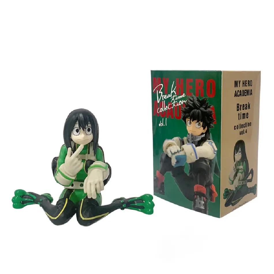 Hot Anime Figure Asui Tmy Hero Academia Suyu Izuku Deku Bakugou Katsuki Action Figures Pvc Model Collection Series Toys Gifts