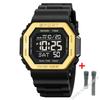 SKMEI 1988 Military Countdown Chrono Wristwatch for Men LED Display Digital Sport Watch Mens Waterproof Clock 1628 Reloj Hombre