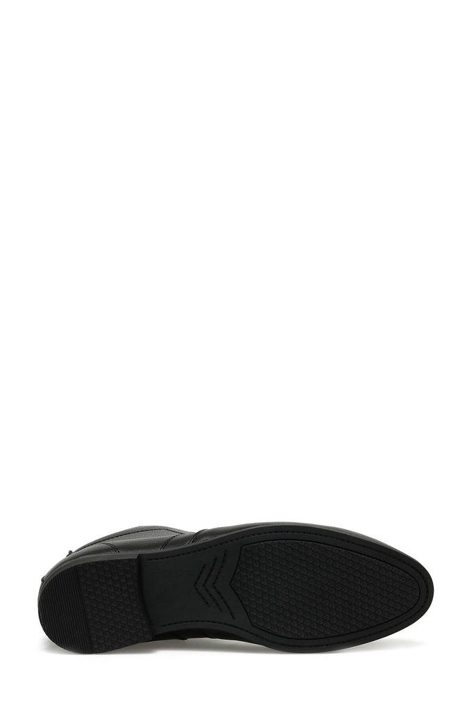 Men's Fashion Flat Heeled Booties Black Classic Boat Shoes