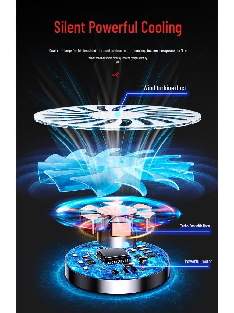 X500 RGB Gaming Laptop Cooler: Silent Cooling Base for 14-18 Inch Laptops