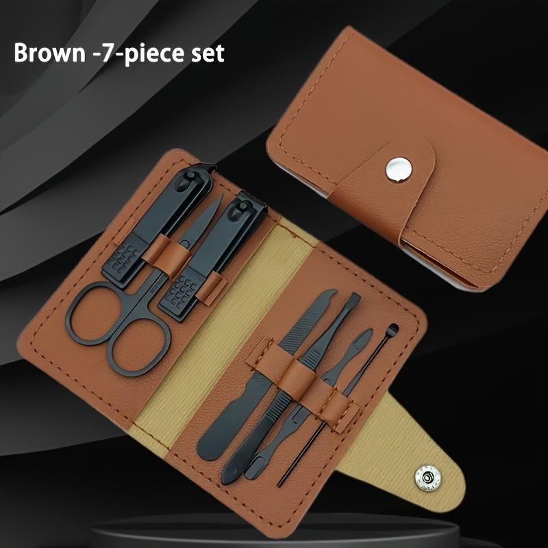 Nail Clipper Set, High Carbon Steel Blades, Manicure Care Kit with Storage Box, Concave Blade Design, Cuticle Remover, and Home Foot Care Tools