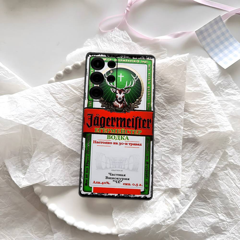 

Hi J-Jagermeister Logo Phone Case For Samsung S 24 Fe 25 Ultra Plus 20 Lite 21 30 22 23 24 22 Ultra 5G Fundas Samsung S21Ultra