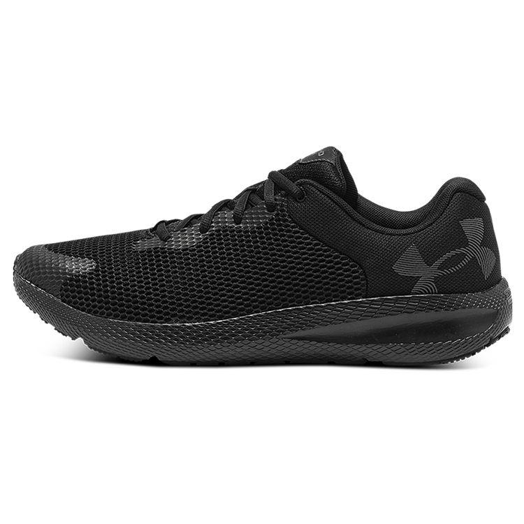 Under Armour Charged Pursuit 2 Lightweight Comfortable Fabric Low Top Training Running Shoes Men Sneaker Black 3024138-003