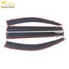 Pajero Sport 11-15 Rain Guards with Decorative Bright Strip Stickers for Exterior