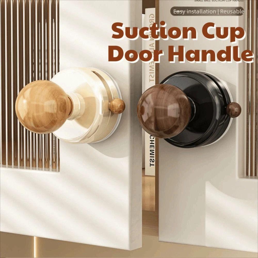 New Suction Cup Sliding Door Handle Anti-slip ABS Hanging Door Hooks Removable Waterproof Shower Wall Hanger