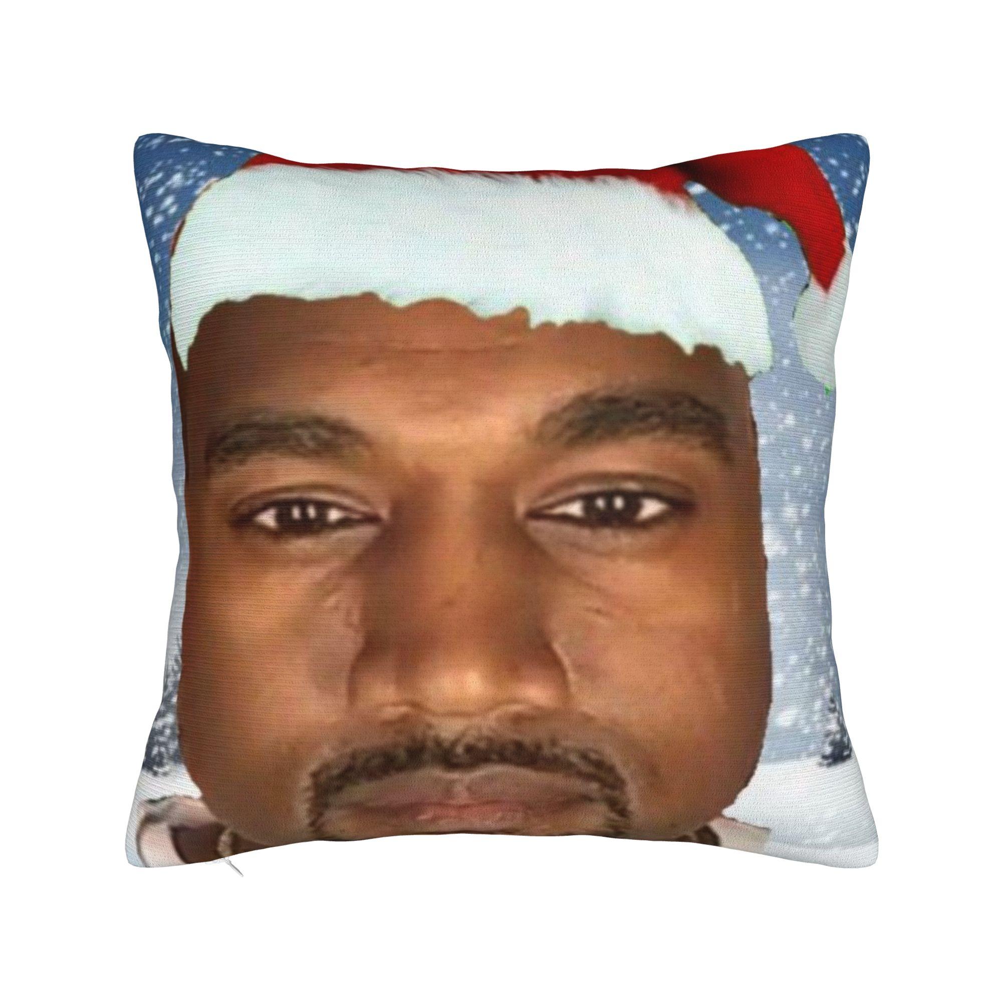 

K-kanyes W-wests Смішні Меми Наволочки Аксесуари Наволочка з Принтом Декор Наволочка Подушки Ліжко Багаторозмірні 20x20Inch