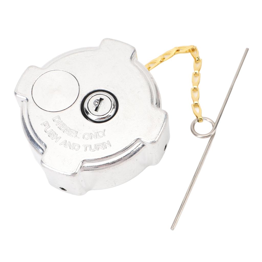 Aluminum Locking Diesel Fuel Cap With Keys 03?37017?002 Replacement for Freightliner Cascadia