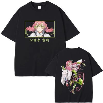 Camiseta Estampada Gráfica de Anime Demon Slayer Kanroji Mitsuri Kimetsu No Yaiba Camiseta Verano Hombres Mujeres Casual Algodón Suave Camiseta Superior