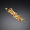 Ethnic Style Colorful Natural Stone Hollow Bracelet Handmade Bead Bohemian Hollow Rice Bead Crushed Stone Bracelet