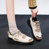 Mode Neue Runde Zehen Atmungsaktiv Sexy Lässige Sneaker Frühling/Herbst Bequem Rutschfest Schnürschuhe Laufschuhe für Damen