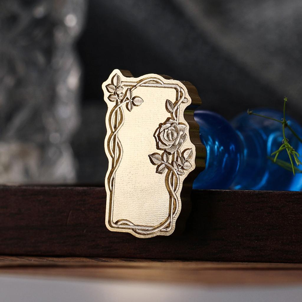 Wax Seal Stamp Head Round/Oval/Square Wax Stamp Head Scrapbooking Stamps Head for Scrapbooking Envelope Invitations