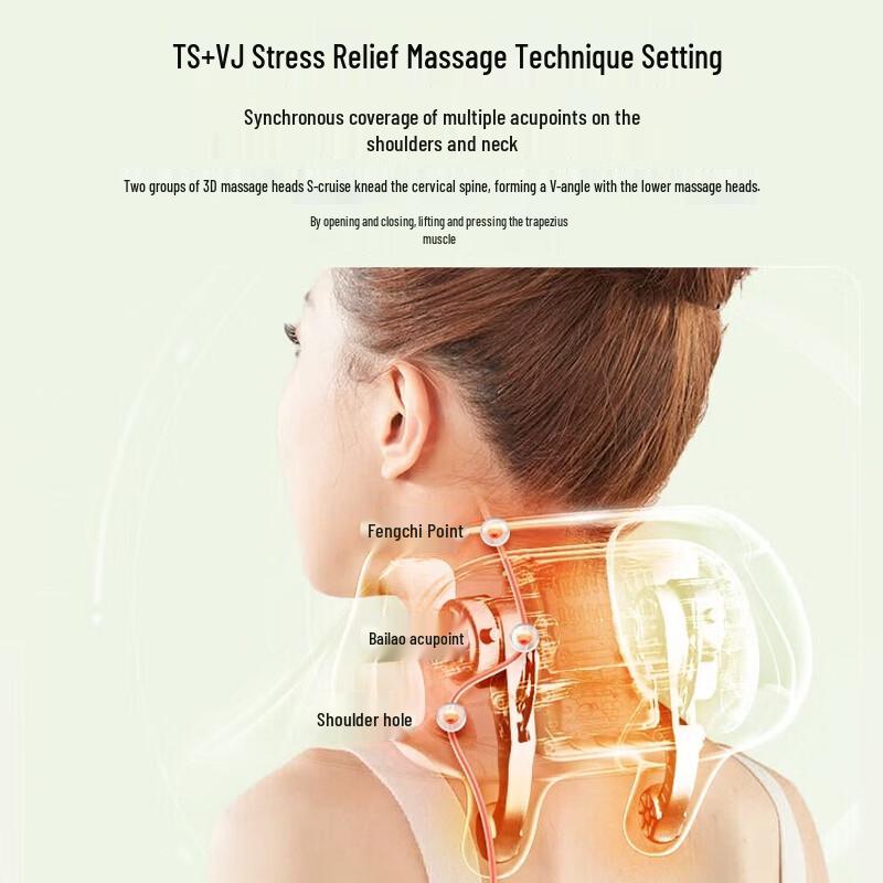 SIAASOO N3S Neck and Shoulder Massager CN plug (adapter included)