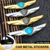 3D Metal 1pcs Metal Car LOGO Body Front Hood Angel Decoration For Lamborghini Urus Huracan Aventador Premium Auto Accessories HH70