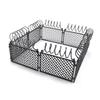 Fence Figurine Military Diy Iron Mesh Fence Scene Decoration Compatible Small Particle Building Block Garage Toy