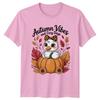 Autumn Vibes And Cozy Days Unisexs TShirt Fall Season Birthday Gift For Her