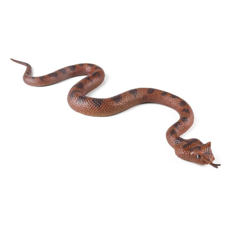 Weiches Gummischlangenmodell Realistisches Schlangen-Actionfigur-Spielzeug Solide Schlangenfigur für Halloween-Streich und Stressabbau