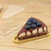 50Pcs Triangular Cake Slice Boxes Plastic Dessert Containers Cheesecakes Box  Restaurant