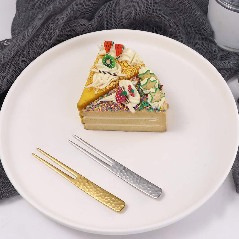 Stil Metall Kaffee 304 Edelstahl Honigkuchen Rührlöffel Teelöffel Obstgabel Geschirr