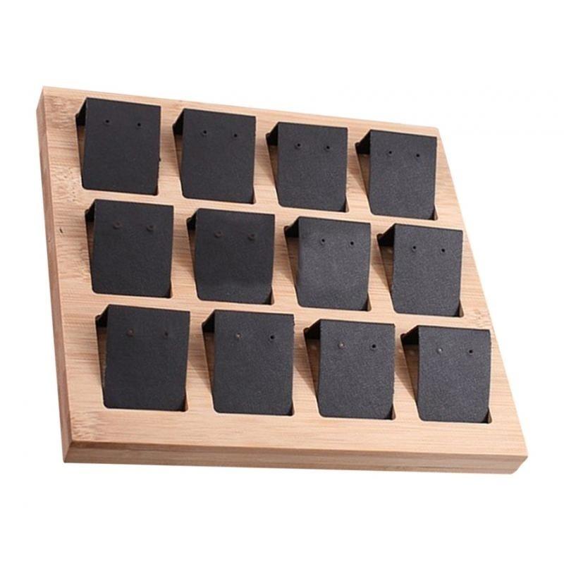 12pcs Earring Card Holder with Tray for Jewelry Accessory Display
