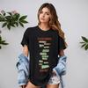 Women's Casual Printed T-Shirt Round Neck Pullover Short Sleeve Top
