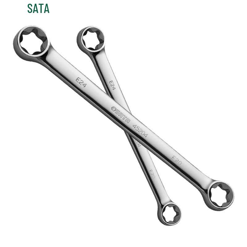 SATA Double Box-End Wrench E14 x E18
