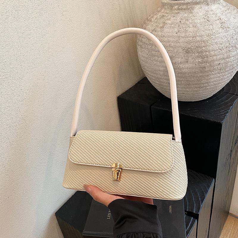 Retro Fashion Simple Shoulder Bag New Casual Portable Underarm Bag Commuter Versatile Women's Bag