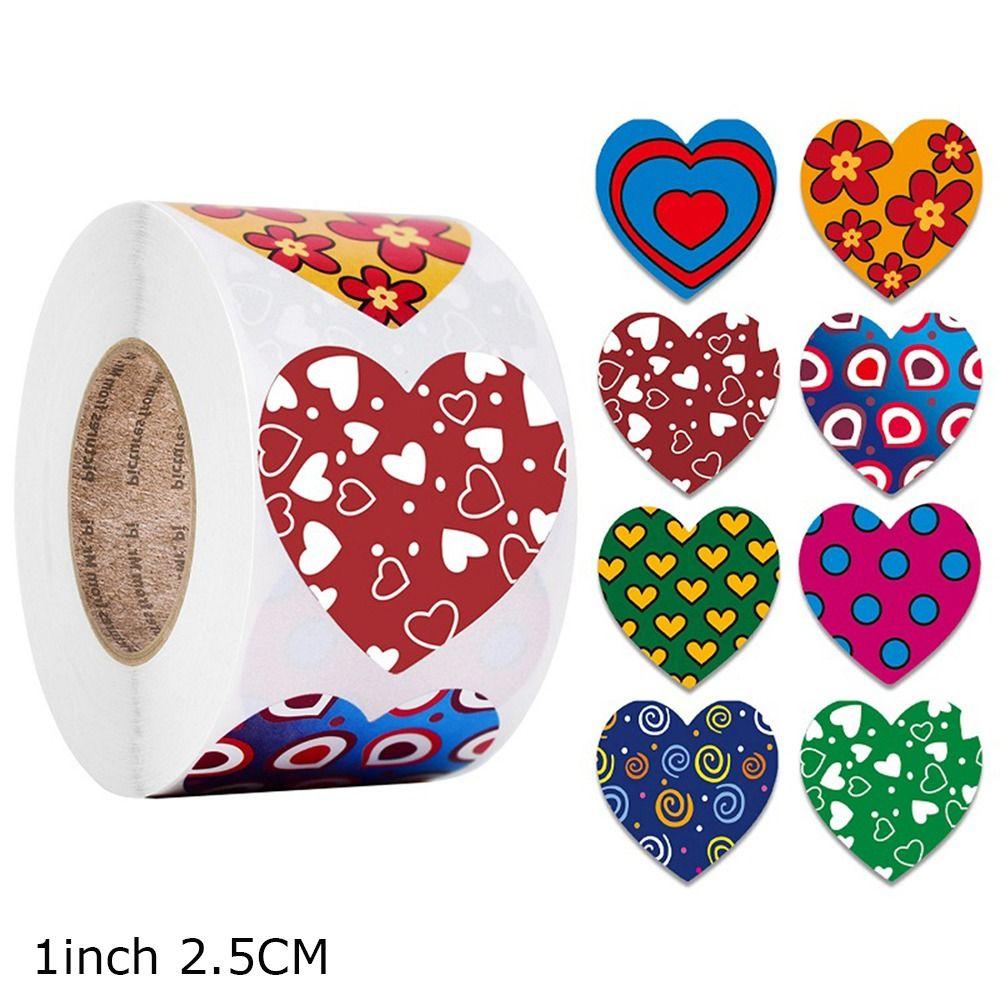 

500 шт. Наклейки на день рождения, свадьбу, День святого Валентина, сделай сам, наклейки для запечатывания подарочной упаковки, вечеринка 2.5CM