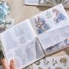 Garden Journal Stickers, 50 Sheets Washi Junk Journaling Sticker Book, Scrapbook Supplies, Watercolor Scrapbooking For Adults
